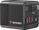 Verbatim, �adowarka GaN USB 3.0, USB C, szara, 65 W, wymienne wtyczki C, G, A, ze zintegrowanym kablem 1