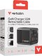 Verbatim, �adowarka GaN USB 3.0, USB C, szara, 65 W, wymienne wtyczki C, G, A, ze zintegrowanym kablem 8