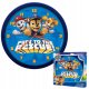 Zegar Ścienny Na Ścianę Duży 25cm Dla Dziecka Dzieci Psi Patrol Paw Patrol / Paw20002 3