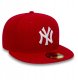New Era New York Yankees MLB Basic Cap 10011573 Czerwone 7 1/8 2