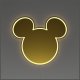 Neon Yellowpop Disney Mickey Mirror      złoty 1