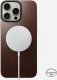 NOMAD Magnetic Horween Leather Back Brown | iPhone 16 Pro Max 1