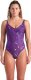 Damski Strój Kąpielowy Women's Arena Abyss Swimsuit U Back  dress blues rozmiar 42 3