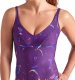 Damski Strój Kąpielowy Women's Arena Abyss Swimsuit U Back  dress blues rozmiar 42 5