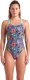 Damski Strój Kąpielowy Women's Arena Vivid Repeat Swimsuit Swim  dress blues rozmiar 38 1