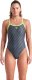 Damski Strój Kąpielowy Women's Arena Monogram Swimsuit Challeng  dress blues rozmiar 30 3
