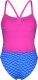 Damski Strój Kąpielowy Women's Arena Monogram Swimsuit Challeng  dress blues rozmiar 34 2