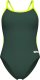 Damski Strój Kąpielowy Women's Swimsuit Lace Back Solid  dress blues rozmiar 30 1