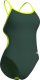 Damski Strój Kąpielowy Women's Swimsuit Lace Back Solid  dress blues rozmiar 30 1