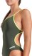 Damski Strój Kąpielowy Women's Swimsuit Lace Back Solid  dress blues rozmiar 30 5