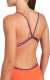 Damski Strój Kąpielowy Women's Swimsuit Lace Back Solid  dress blues rozmiar 34 6