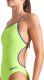 Damski Strój Kąpielowy Women's Swimsuit Lace Back Solid  dress blues rozmiar 30 5