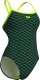 Damski Strój Kąpielowy Women's Arena Monogram Swimsuit Challeng  dress blues rozmiar 26 1