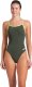 Damski Strój Kąpielowy Women's Swimsuit Lace Back Solid  dress blues rozmiar 28 3