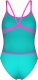 Damski Strój Kąpielowy Women's Swimsuit Lace Back Solid  dress blues rozmiar 40 2