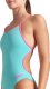 Damski Strój Kąpielowy Women's Swimsuit Lace Back Solid  dress blues rozmiar 30 5