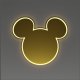 Neon Yellowpop Disney Mickey Mirror      złoty 1