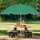 Parasol plażowy z pokrowcem, składany parasol do ogrodu, turkusowy UNIWERSALNY 10