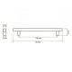 Front do zabudowy zmywarki 60 VENTO DM-60/72 antracyt HALMAR 3