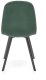 Krzesło tapicerowane K462 VELVET zielone HALMAR 6
