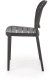 Krzesło K529 czarne z tworzywa PVC HALMAR 3