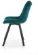 Krzesło tapicerowane K332 VELVET turkusowe HALMAR 9