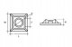 UCHWYT DO OPASEK ZACISKOWYCH PS-5-20X20/B*P50 1