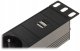 LISTWA ZASILAJĄCA PD-6/R-USB 2