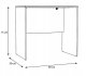 DESK DBBB111-120 80X50X75CM WHITE 3