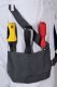 APKS - Krótkie spodnie BRIXTON PRACTICAL z materiałów poliester i bawełna 260G/M2 - granatowy 62 8