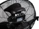 44-027# Wentylator podłogowy 18"/45cm 200w cyrkulator czarny 2