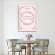 Feeby obraz na płótnie Wianek z róż Shabby Chic 40x60 medium 1
