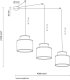 Lampa wisząca DUO WHITE JUTA 2345 TK Lighting 4
