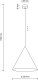 Lampa wisząca CONO MINT 10063 TK Lighting 4