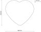 Lampa sufitowa dziecięca w kształcie serca HEART RED 10777 TK Lighting 9