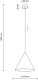 Lampa wisząca CONO MINT 6651 TK Lighting 5