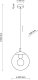 Lampa wisząca ESME GRAPHITE 5378 TK Lighting 1