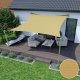 Żagiel przeciwsłoneczny wodoodporny codura 5x5 m beżowy 5