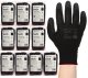 Rękawice Robocze MERCATOR Tech Black+Black PU - 120 Par (10 - XL) 2