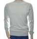 Sweter męski z kaszmiru i wełny merynosów kaszmirowy 2XL XXL szary 113 1