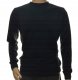 Sweter męski z kaszmiru i wełny merynosów XXL 2XL czarny mod.530 1
