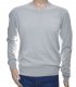 Sweter męski z kaszmiru i wełny merynosów kaszmirowy w szpic XL szary 213 1