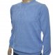 Sweter męski z bawełny elegancki bawełniany błękitny 100% bawełna 3XL XXXL 1