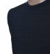 Sweter męski z bawełny elegancki bawełniany czarny 100% bawełna L 1