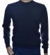 Sweter męski z bawełny elegancki bawełniany granatowy 100% bawełna 3XL XXXL 1