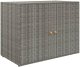 Szafka ogrodowa, szara, 100x55,5x80 cm, rattan PE 1