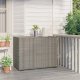 Szafka ogrodowa, szara, 100x55,5x80 cm, rattan PE 2