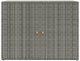 Szafka ogrodowa, szara, 100x55,5x80 cm, rattan PE 4