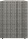 Szafka ogrodowa, szara, 100x55,5x80 cm, rattan PE 5