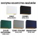 Kinkiet do sypialni LED do czytania MALTA GOLD z prostokątnym abażurem 15x20x10 cm 6